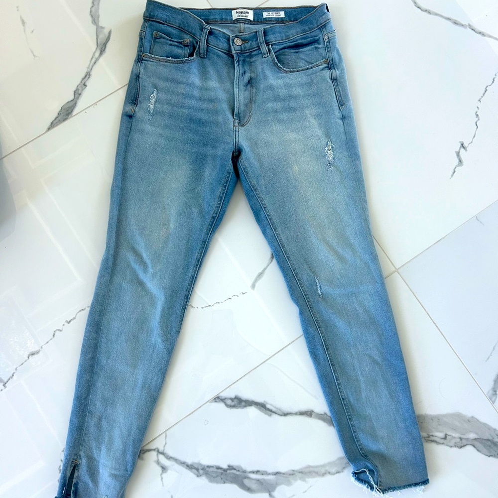 Denim skinny jeans